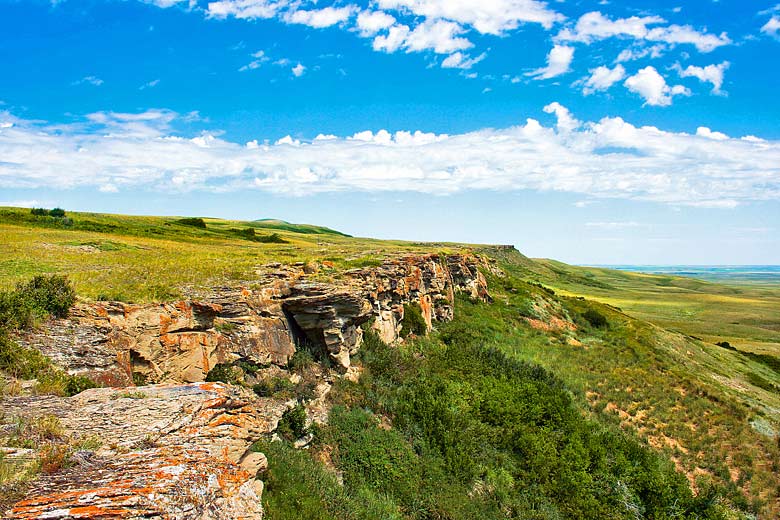 The Head-Smashed-In Buffalo Jump, Alberta The Head-Smashed-In Buffalo Jump, Alberta