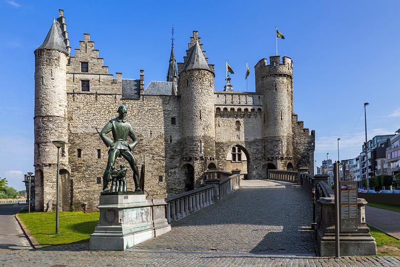 Fairytale-like Het Steen fortress Fairytale-like Het Steen fortress