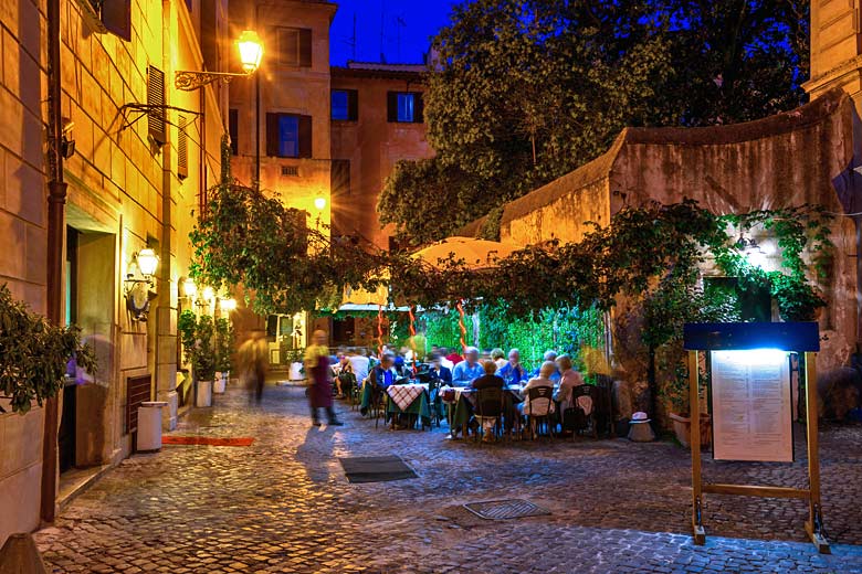 Hidden away restaurant in Rome, Italy Hidden away restaurant in Rome, Italy