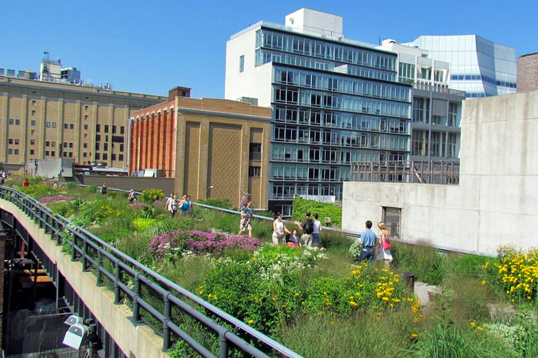 High Line Park in New York High Line Park in New York