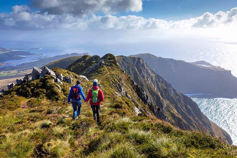The challenging One Man's Pass on Slieve League © Paul Lindsay - courtesy of Tourism Ireland The challenging One Man's Pass on Slieve League © Paul Lindsay - courtesy of Tourism Ireland