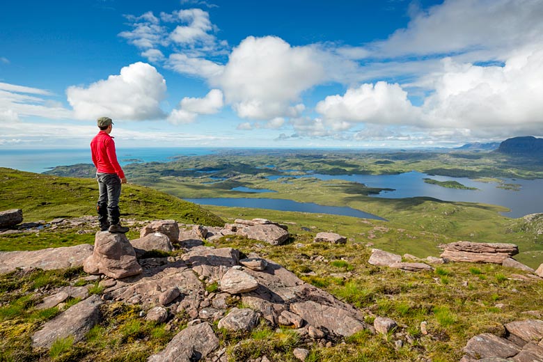 Hillwalking on Stac Pollaidh, just north of Ullapool Hillwalking on Stac Pollaidh, just north of Ullapool