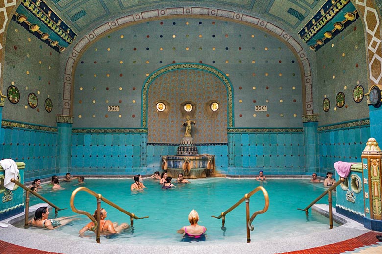 The Art Nouveau interior of Gellert Baths The Art Nouveau interior of Gellert Baths