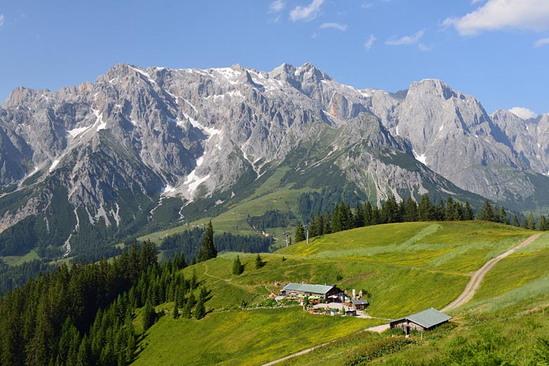 The rocky peaks of the Hochkönig Mountains, SalzburgerLand