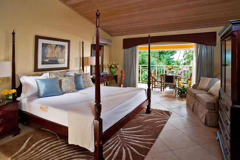 Sandals Honeymoon Oceanview Club Level Suite, Antigua - photo courtesy of Sandals Resorts