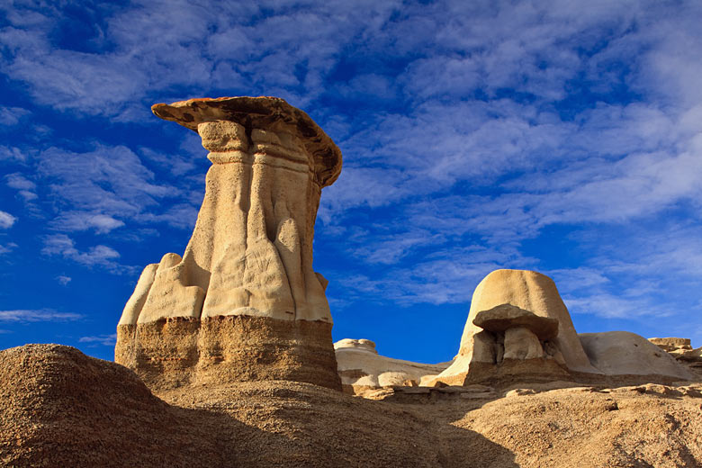 Hoodoos in the badlands near Drumheller, Alberta Hoodoos in the badlands near Drumheller, Alberta