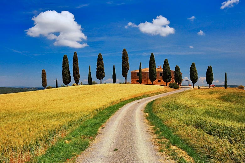 A hot day in Tuscany, Italy
