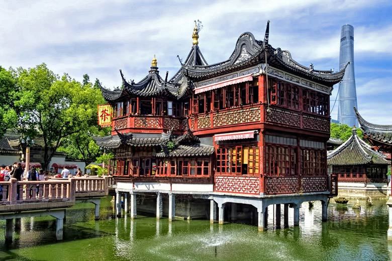 The old Huxinting Teahouse, Shanghai