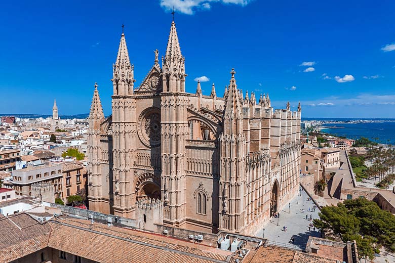 Palma's imposing 14th century cathedral Palma's imposing 14th century cathedral