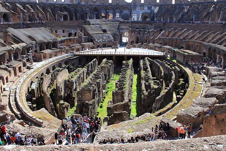 Interior of the Colosseum in Rome © Karel Jakubec - Wikimedia Commons