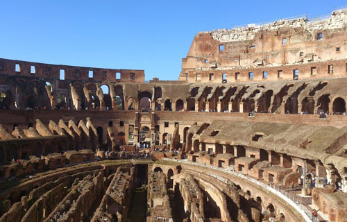 Interior of the Colosseum © Kirsten Henton