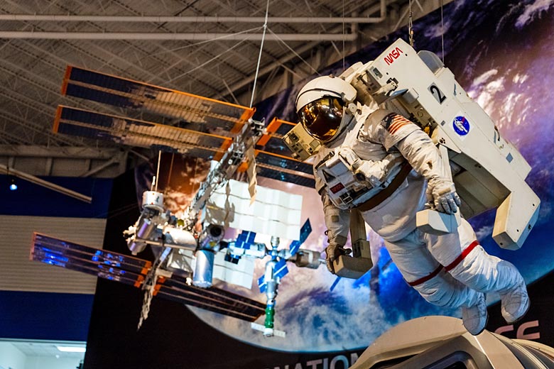 Inside the Space Center Houston