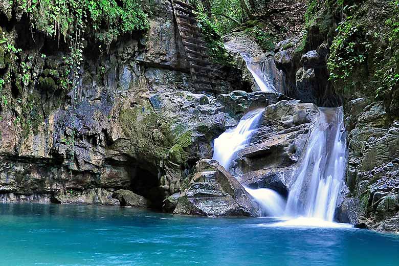 One of the Damajagua waterfalls
