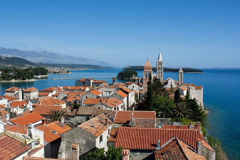 The beautiful island of Rab, Croatia The beautiful island of Rab, Croatia