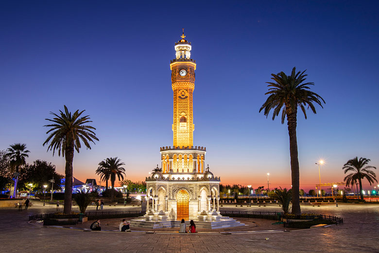 The ornate clock tower is Izmir's most prominent landmark