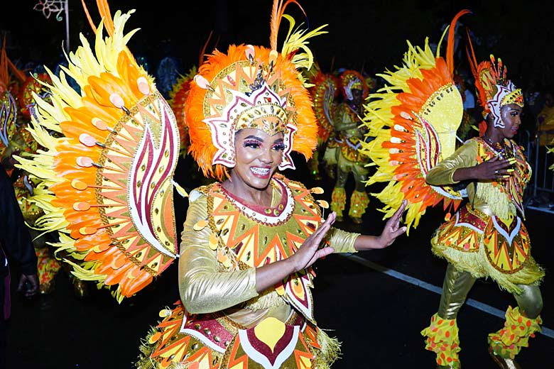 Colourful festival of Junkanoo, Bahamas