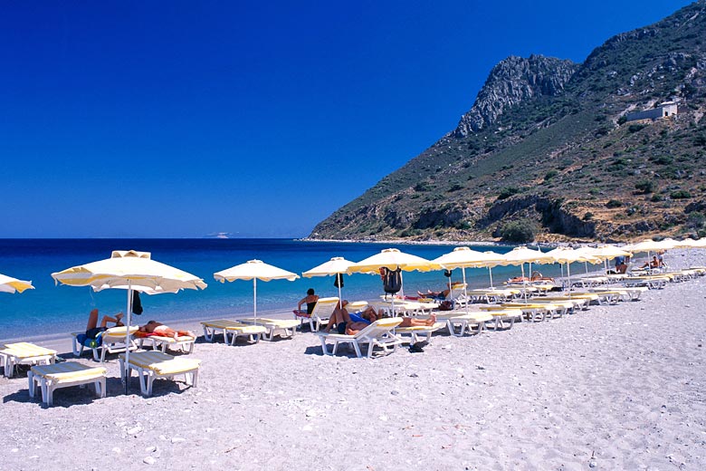 Kamari Beach, Kos, Greece © Travel Pictures - Alamy Stock Photo