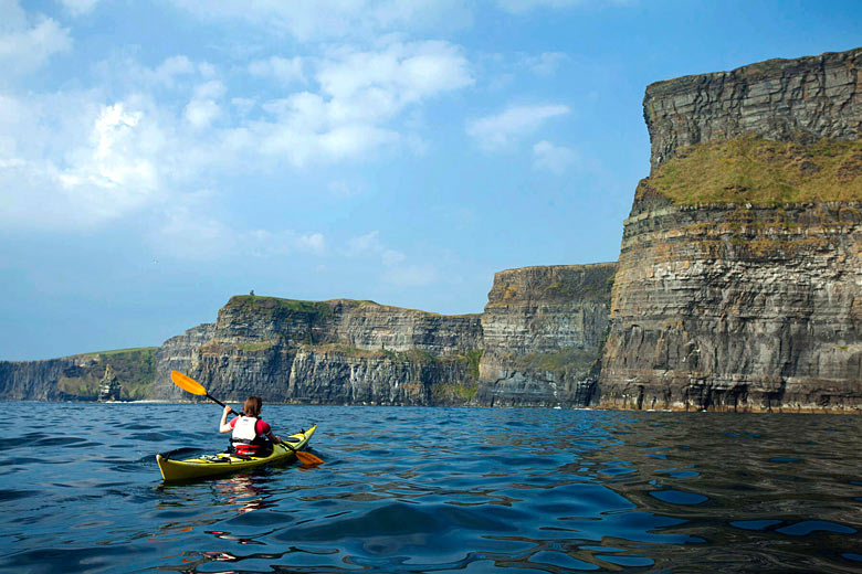 Exploring the Cliffs of Moher by kayak Exploring the Cliffs of Moher by kayak