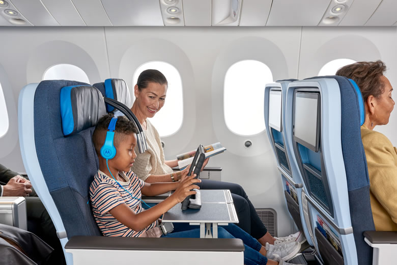 KLM's new premium economy class - Premium Comfort © KLM KLM's new premium economy class - Premium Comfort © KLM
