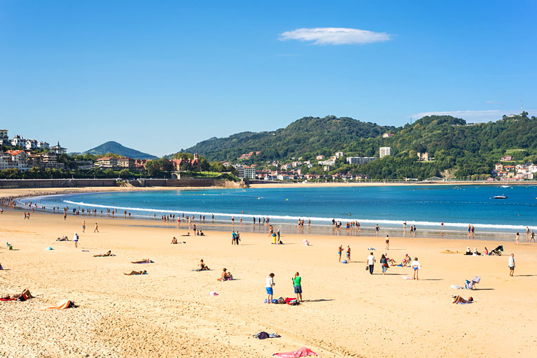 La Concha Beach, San Sebastian, Spain