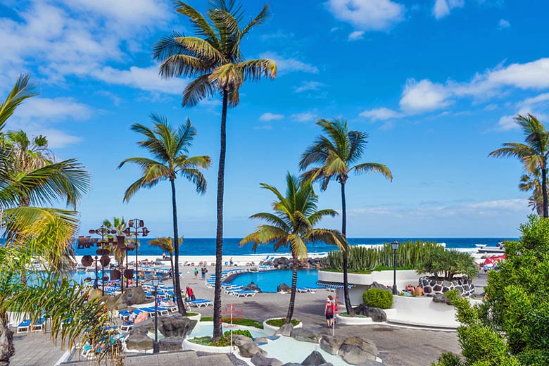 Pools in Lago Martianez, Puerto de la Cruz, Tenerife