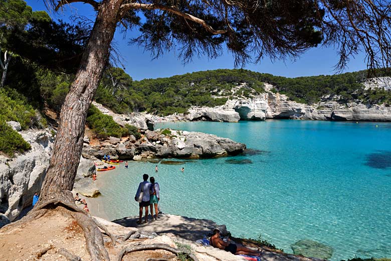 Cala Mitjana on the south coast of Menorca © Stuart Black - Alamy Stock Photo