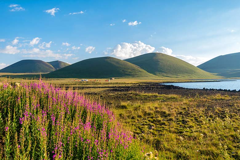Lake Akna in the Gegham Mountains, Armenia Lake Akna in the Gegham Mountains, Armenia