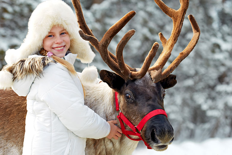 Children love Lapland at Christmas time Children love Lapland at Christmas time