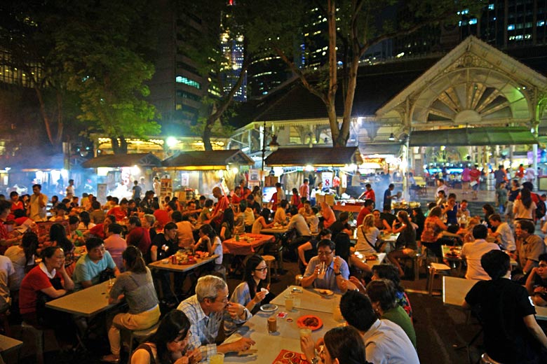 Lau Pa Sat Hawker Market, Singapore © Allie Caulfield - Wikimedia Commons
