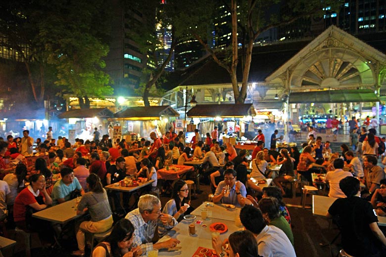 Lau Pa Sat Hawker Market, Singapore Lau Pa Sat Hawker Market, Singapore