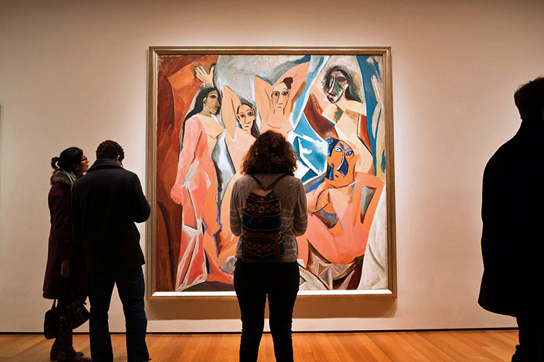 Les Demoiselles d'Avignon by Picasso, Museum of Modern Art, New York Les Demoiselles d'Avignon by Picasso, Museum of Modern Art, New York