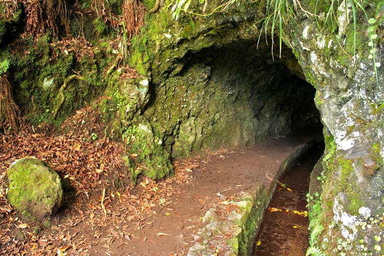 Many levadas also pass through tunnels Many levadas also pass through tunnels
