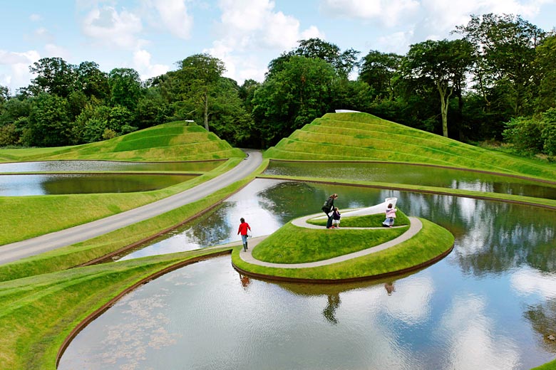 Life Mounds by Charles Jencks at Jupiter Artland Life Mounds by Charles Jencks at Jupiter Artland
