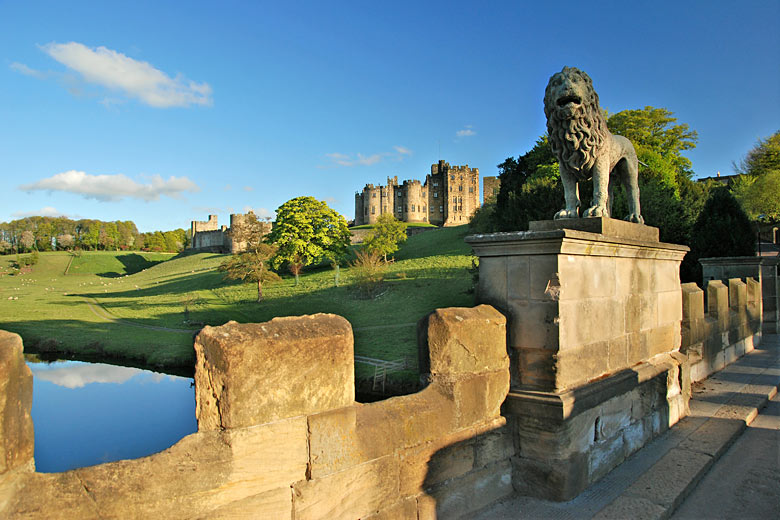 View of Alnwick Castle from Lion Bridge View of Alnwick Castle from Lion Bridge