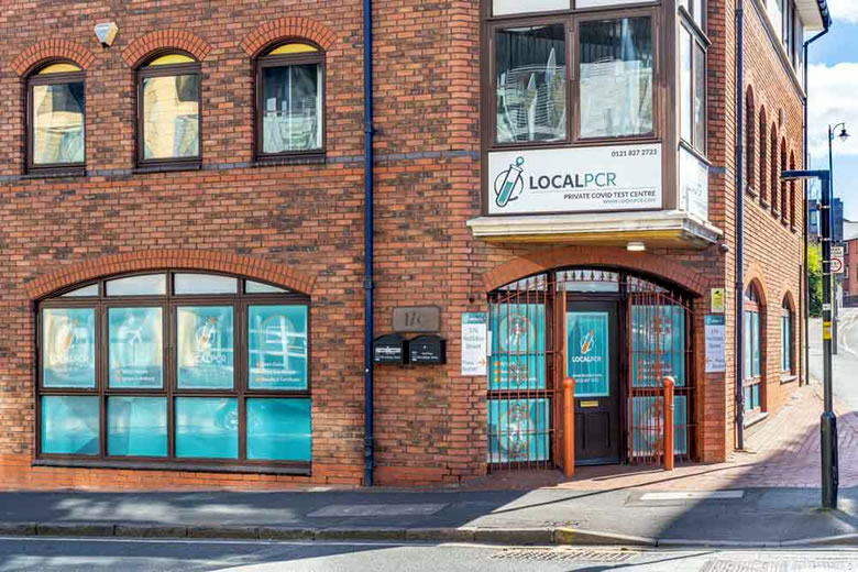 Birmingham office - one of 11 Covid-19 testing centres across the UK © Local PCR Birmingham office - one of 11 Covid-19 testing centres across the UK © Local PCR