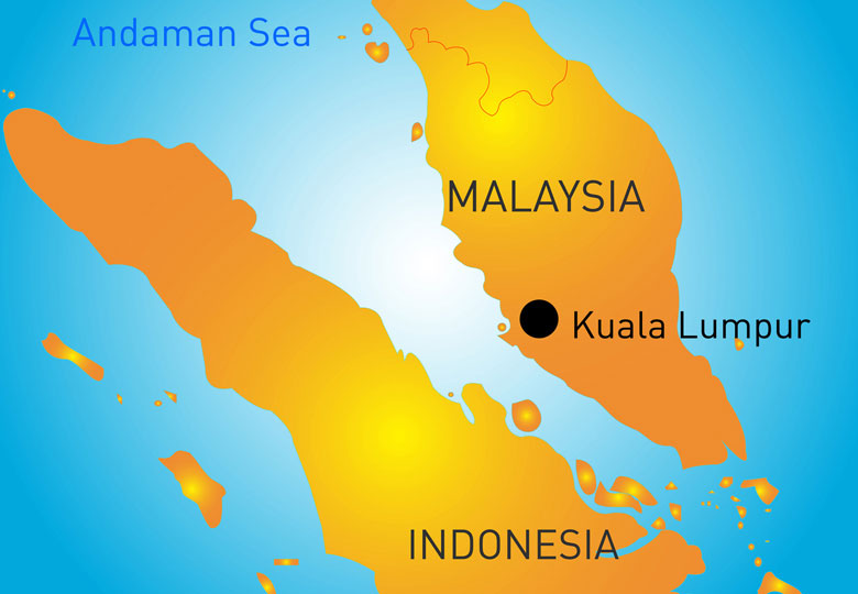 Location map of Kuala Lumpur, Malaysia Location map of Kuala Lumpur, Malaysia