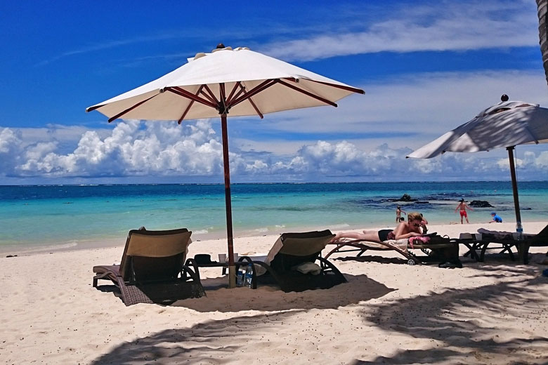 Long Beach on the east coast of Mauritius