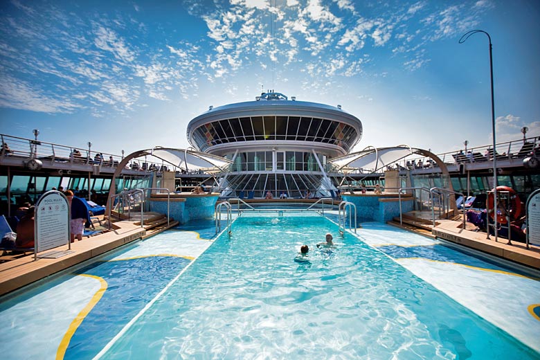 The main pool on Marella Discovery The main pool on Marella Discovery