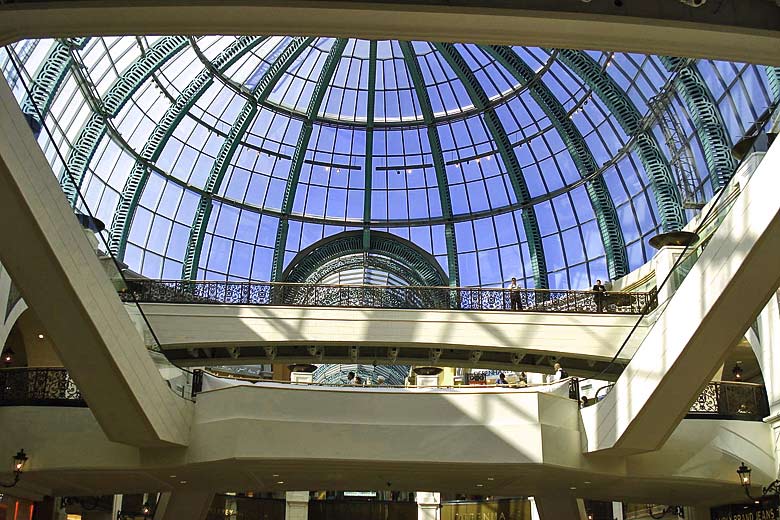 Vaulted ceiling in the Mall of the Emirates, Dubai Vaulted ceiling in the Mall of the Emirates, Dubai