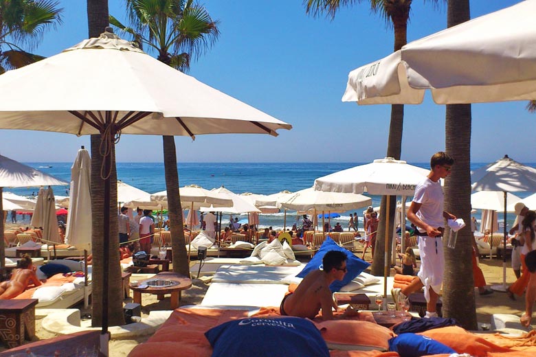 Nikki Beach, Marbella, Costa del Sol, Spain Nikki Beach, Marbella, Costa del Sol, Spain