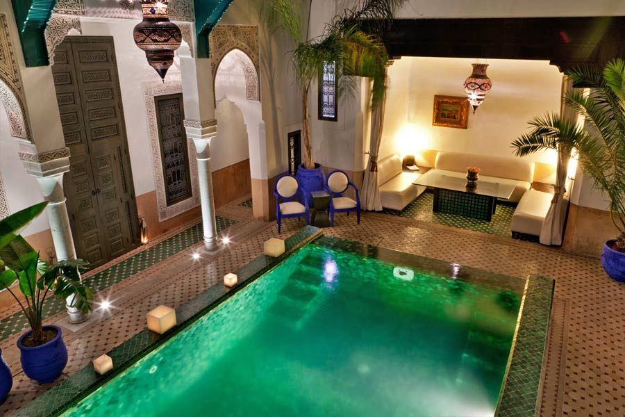 Book a stay in one of Marrakech's many beautiful riads, Morocco