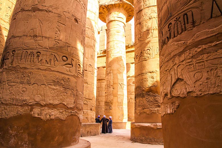 The columns of Karnak, Luxor The columns of Karnak, Luxor