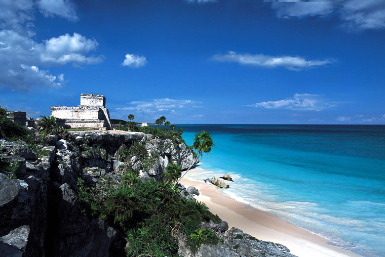 Mayan ruins near Tulum, Mexico -photo courtesy of Riviera Maya Tourist Board