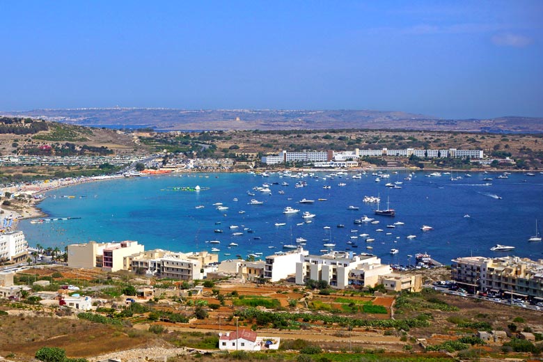 Mellieha Bay, Malta Mellieha Bay, Malta
