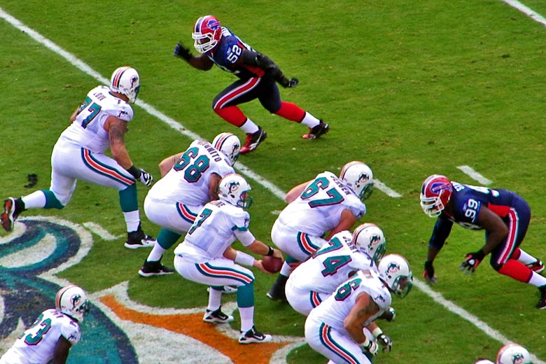 Miami Dolphins at the Hard Rock Stadium, Miami Miami Dolphins at the Hard Rock Stadium, Miami