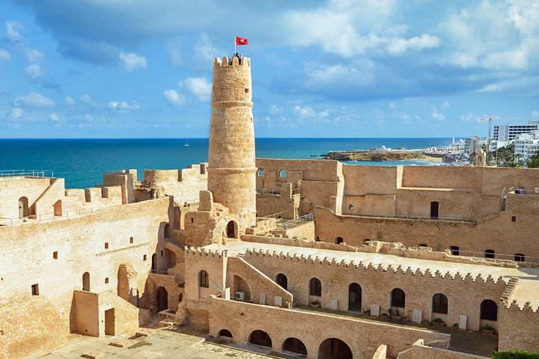 Inside the fortified Ribat of Monastir, Tunisia