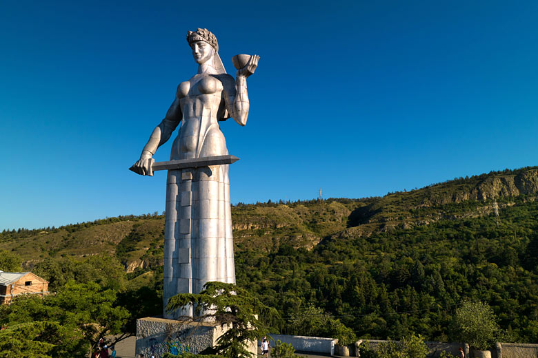 The mighty Mother of Georgia statue, Tbilisi The mighty Mother of Georgia statue, Tbilisi