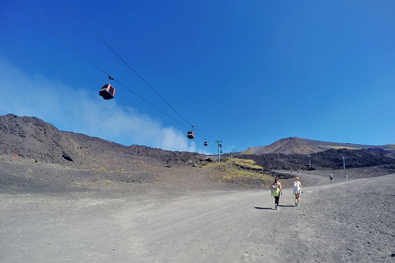 Hike or hitch a gondola ride up Mount Etna