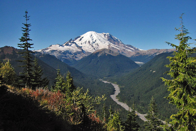 Mount Rainier and the White River valley Mount Rainier and the White River valley