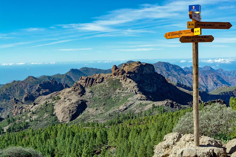 Hiking in the mountains of Gran Canaria